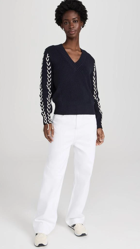 Scotch  Soda Laced Up Sleeve Pullover 4