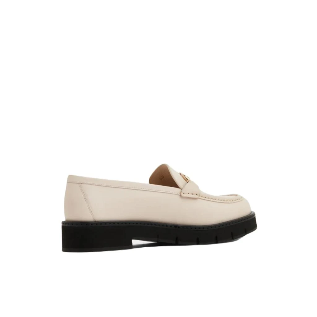 Salvatore Ferragamo Ferragamo Rolo Lug Women's Loafers Off-White 3