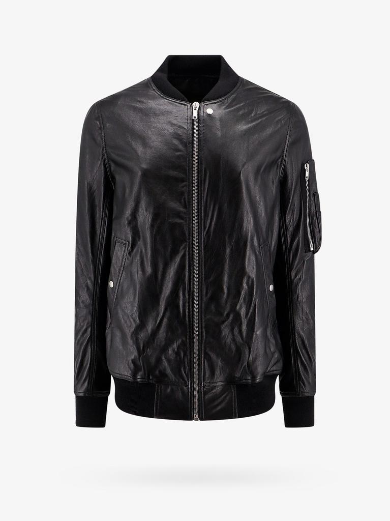 Rick owens classic flight leather jacket Rick Flight Owens in Grey