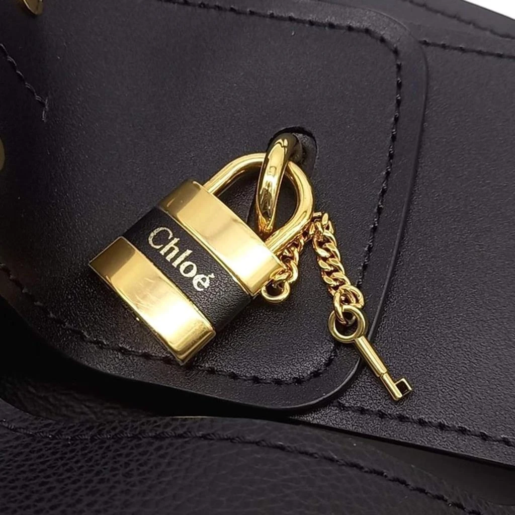 Chloé Chloe Black Leather Aby Tote Bag 3