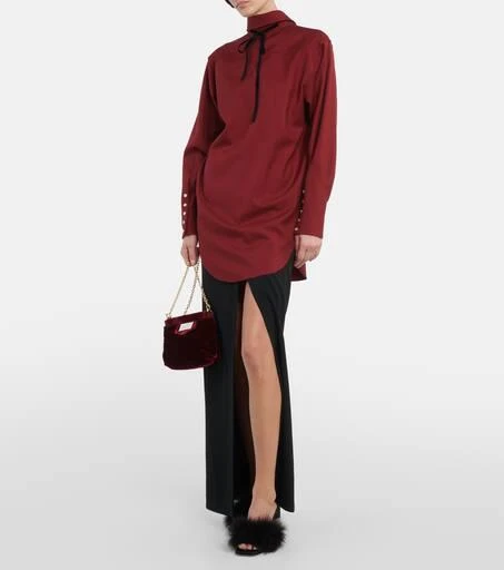 MAISON MARGIELA Feather-embellished mules 2