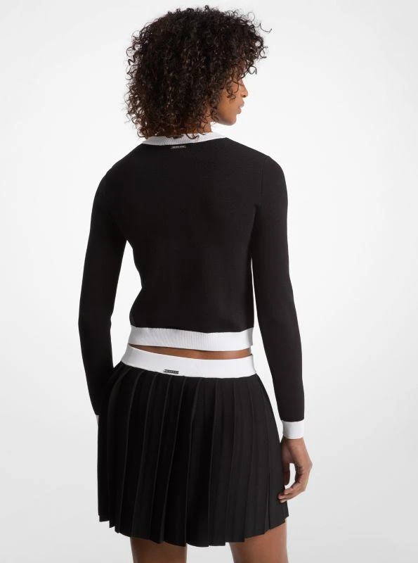 Michael Kors Viscose Blend Snap Cardigan 2