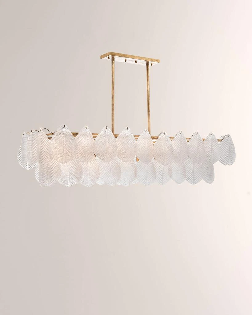 John Richard Frosted Glass Petal Chandelier 1