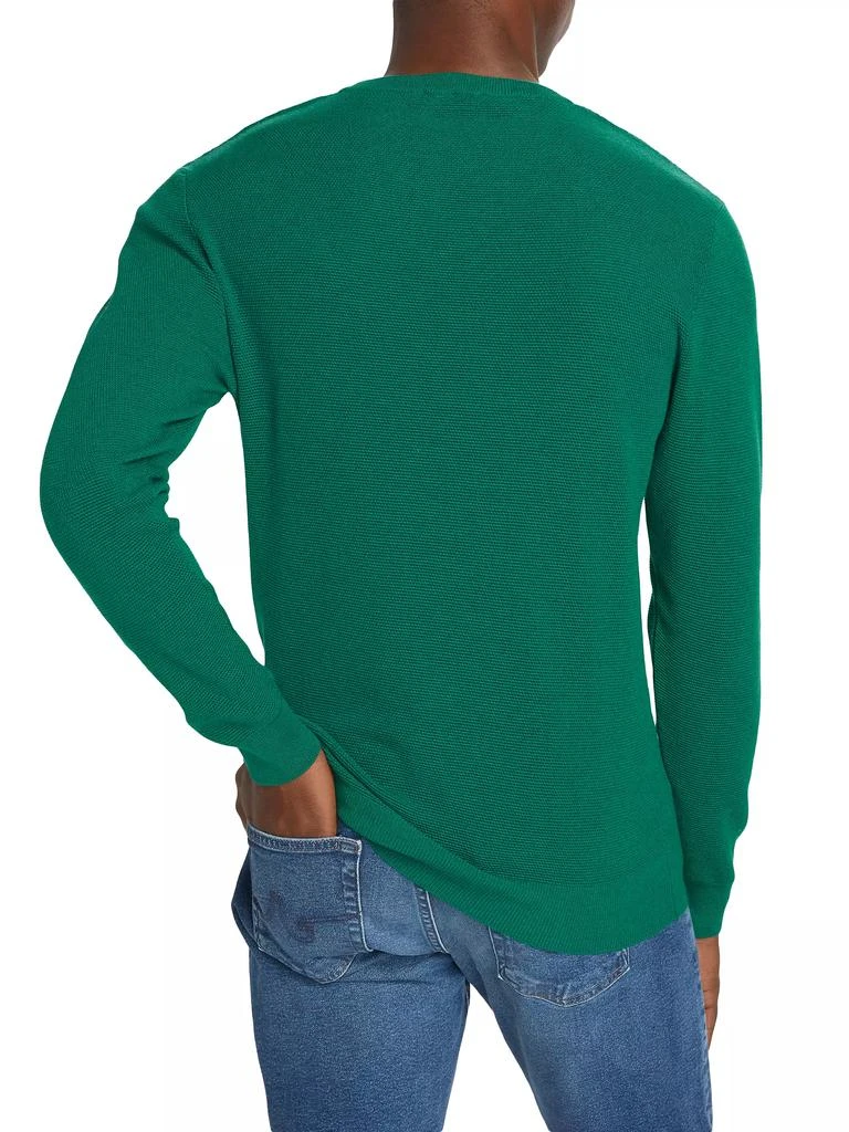 Saks Fifth Avenue COLLECTION Cotton-Blend Crewneck Sweater 5