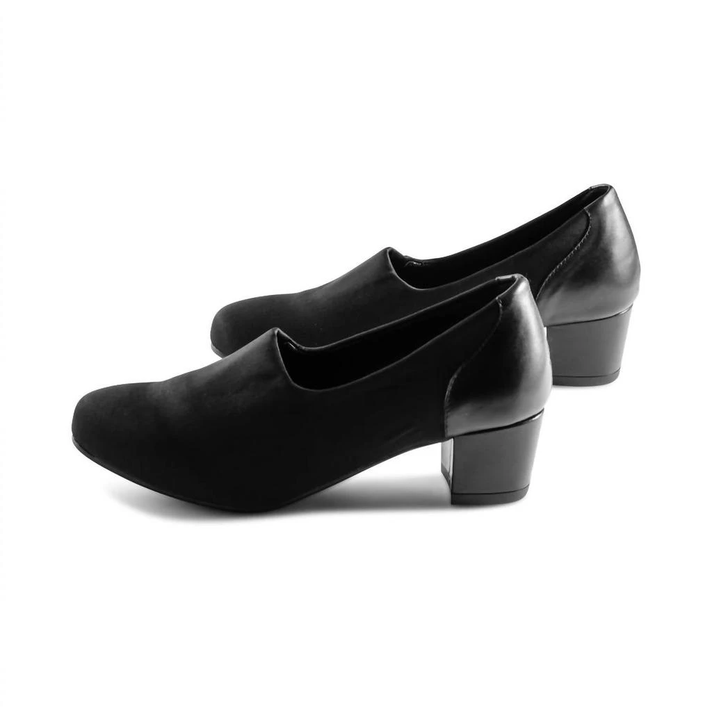 David Tate Women's Fadia Leather Shoe In Black 1