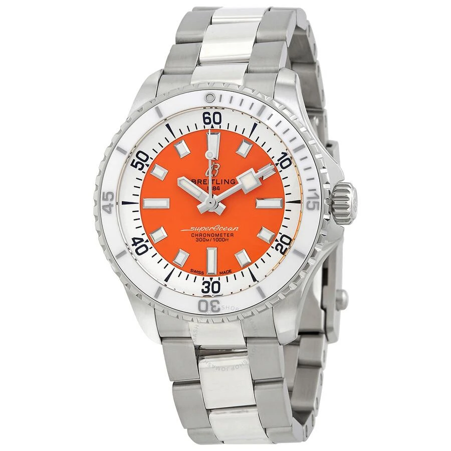 BREITLING Superocean Automatic Chronometer Orange Dial Unisex Watch A17377211O1A1 1