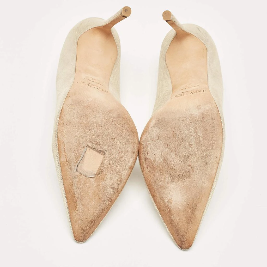 Jimmy Choo Jimmy Choo Beige Suede Romy Pumps Size 40 6