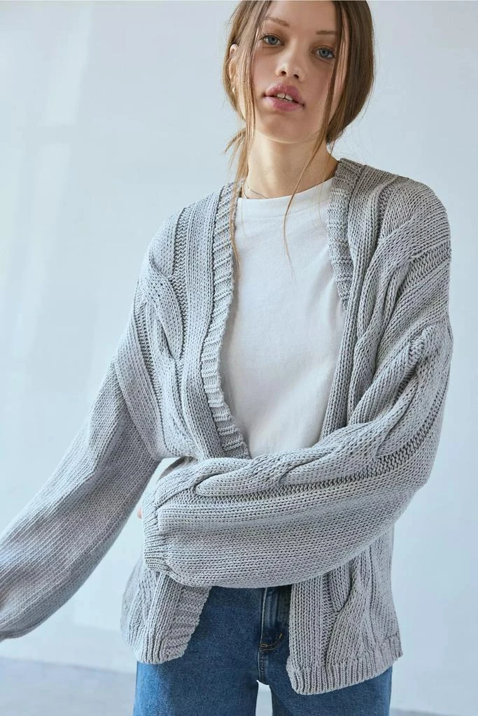 BDG BDG Skylar Oversized Cable Knit Cardigan 1