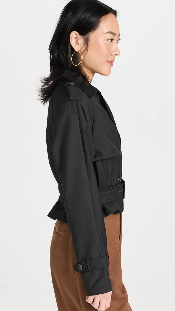 Lioness Cropped Trencherous Coat 3