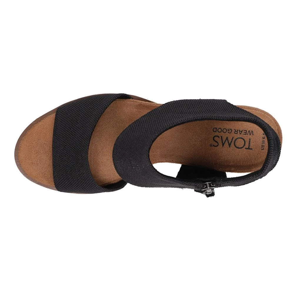 TOMS Majorca Cutout Block Heel Sandals 4