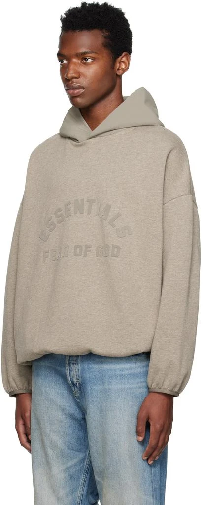 Essentials Gray Bonded Hoodie 4
