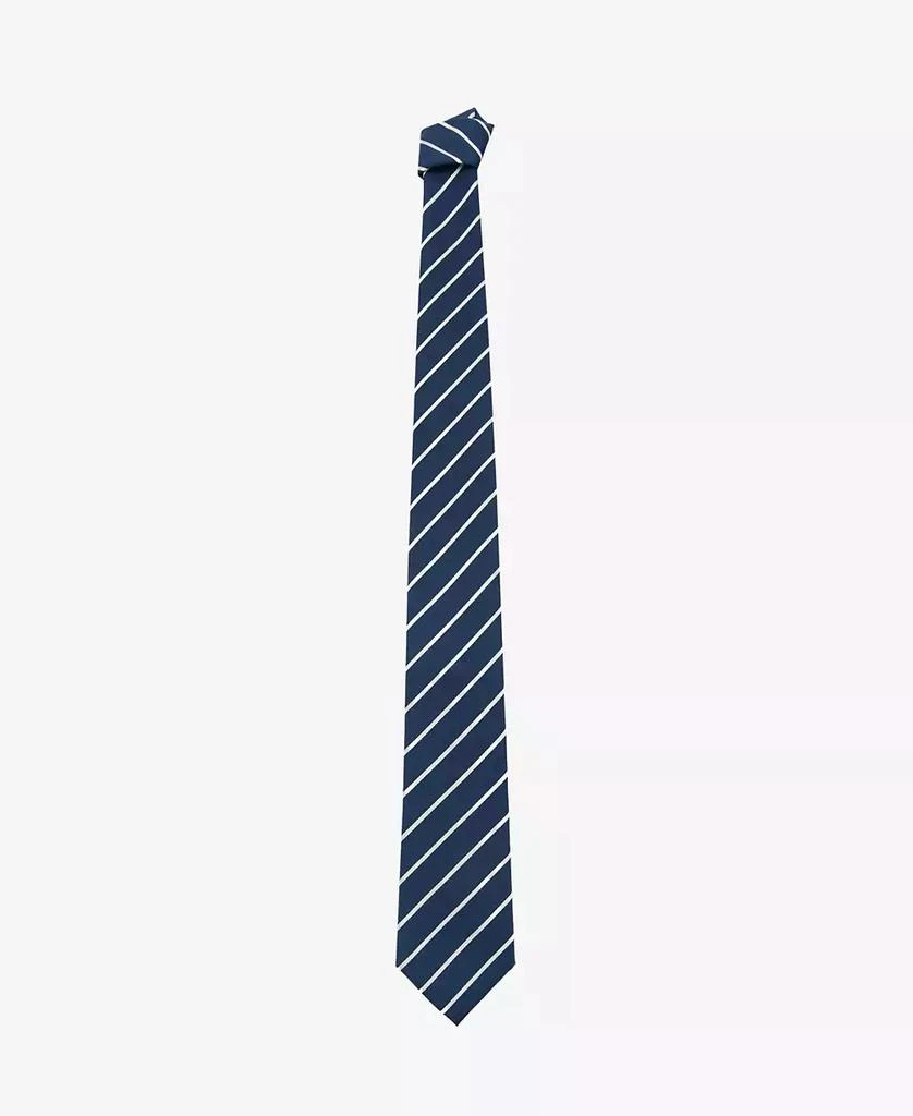 Mango Men's Striped Silk Cotton Tie 1