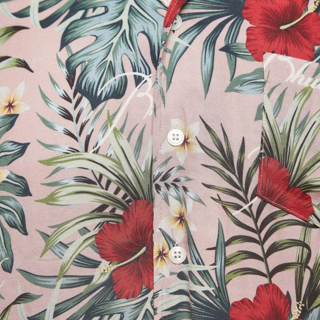 Rhude Rhude Pink Tropical Print Hawaiian Shirt L 3