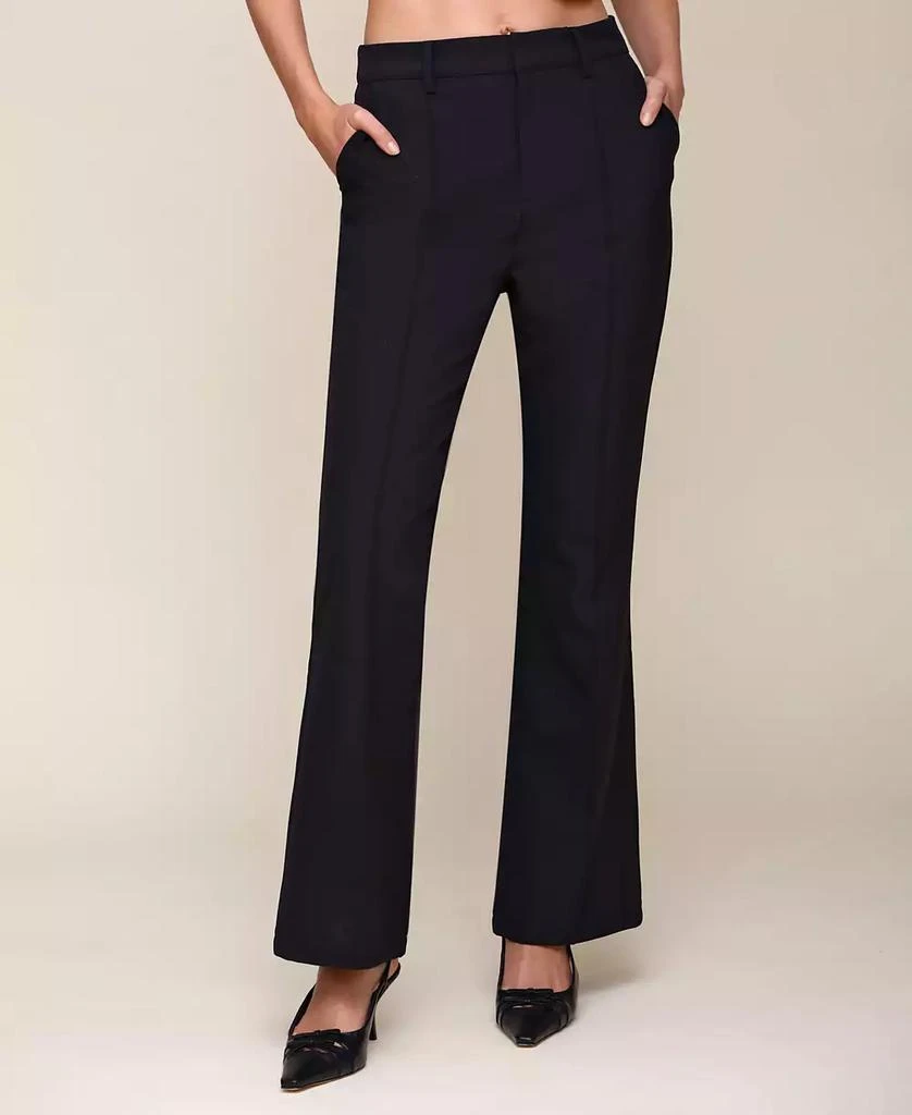 Avec Les Filles Women's Pintuck Kick-Flare Pants 1