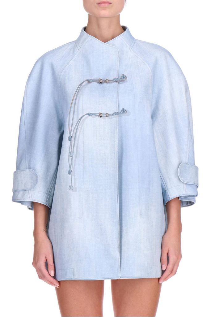 ERMANNO Ermanno Scervino Long Sleeved Denim Coat