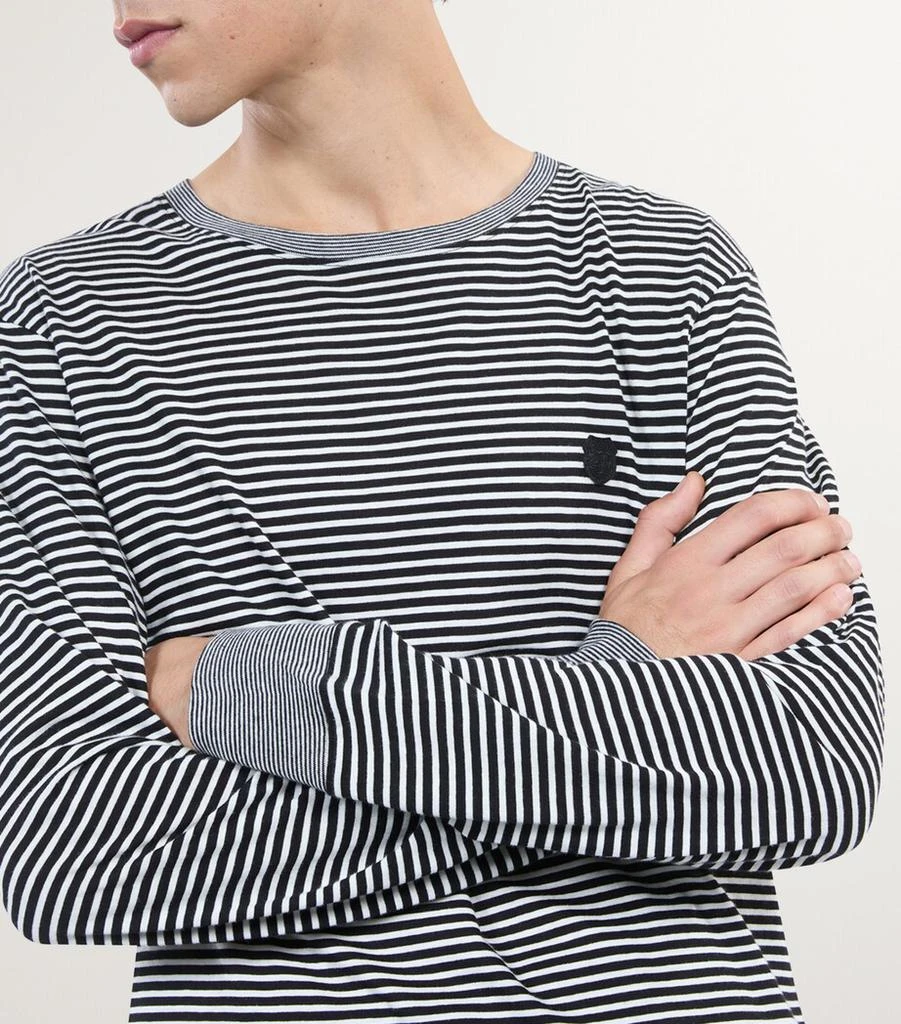 The Kooples Cotton Striped Blazon T-Shirt 5