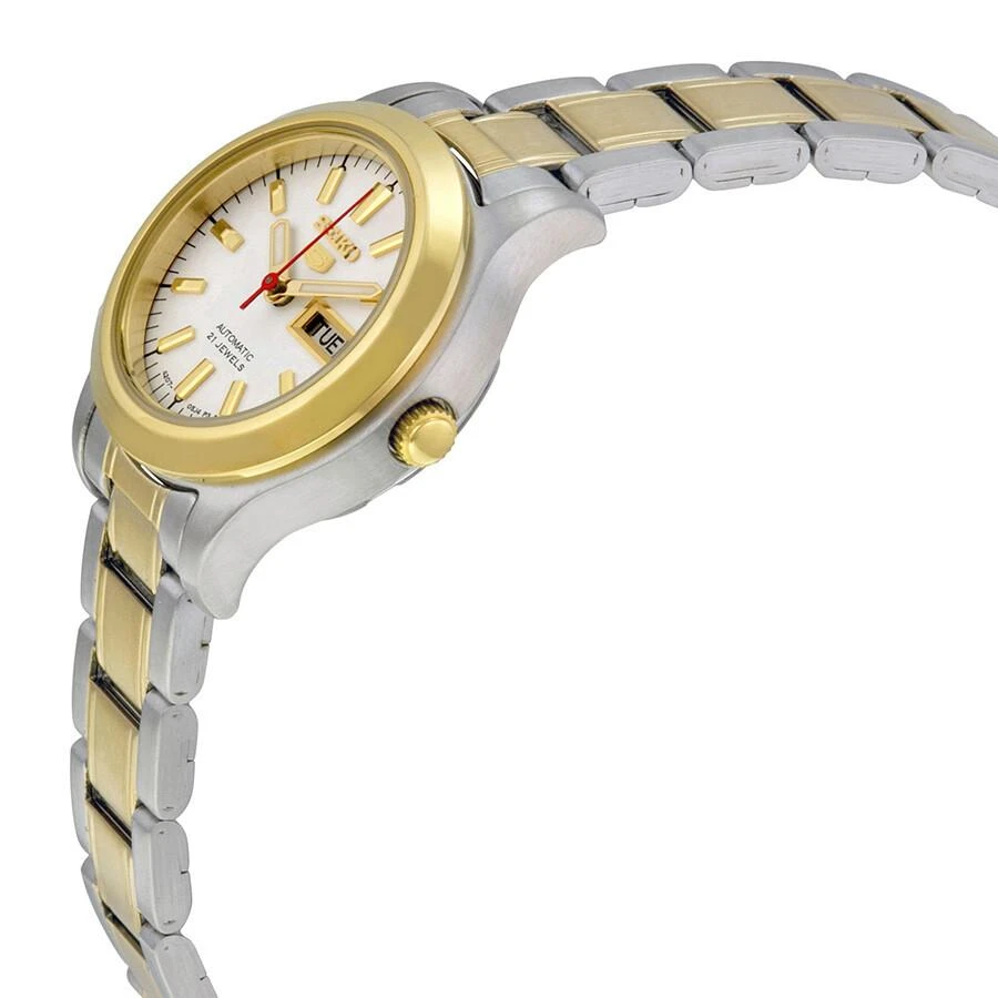Seiko 5 Automatic White Dial Two-tone Ladies Watch SYMD90 2
