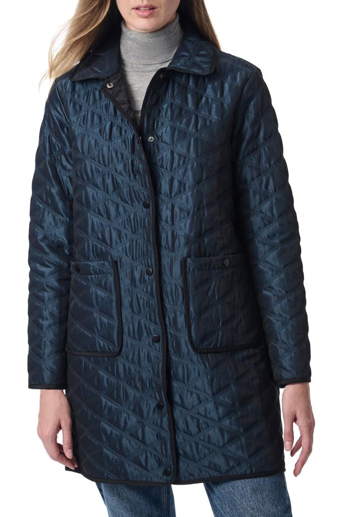Bernardo Quilted Walker Coat