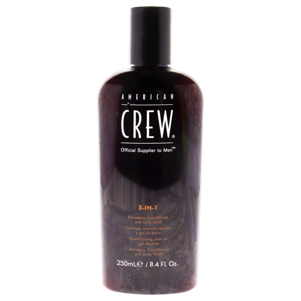 American Crew 3-In-1 Shampoo, Conditioner and Body Wash by  for Men - 8.4 oz Shampoo, Conditioner and Body Wash 1
