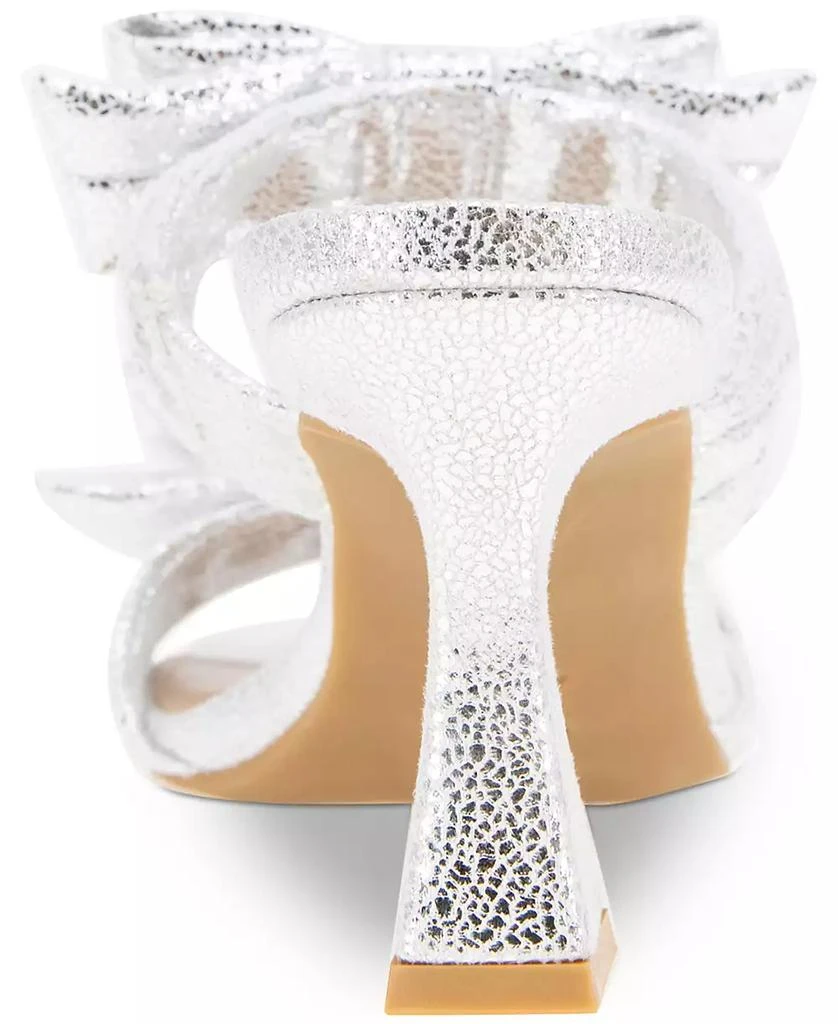 BCBG Women's Ramira Double-Band Bow High Heel Dress Sandals 3