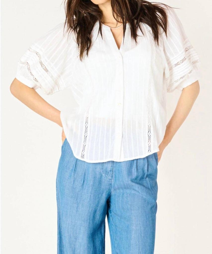 Dex Dex - Lace Insert Blouse
