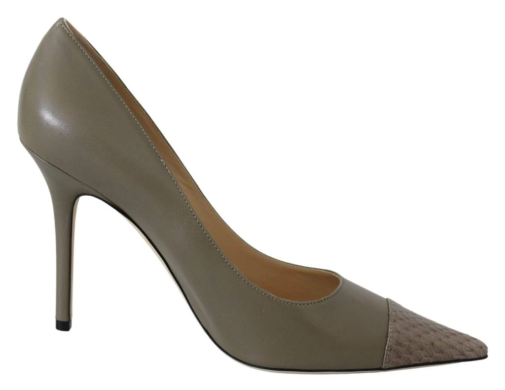 Jimmy Choo Jimmy Choo Pebble Green Leather Amika Pumps 1