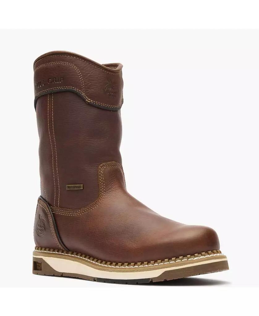 GEORGIA BOOT Men's AMP LT Wedge Waterproof Pull On Work Boot