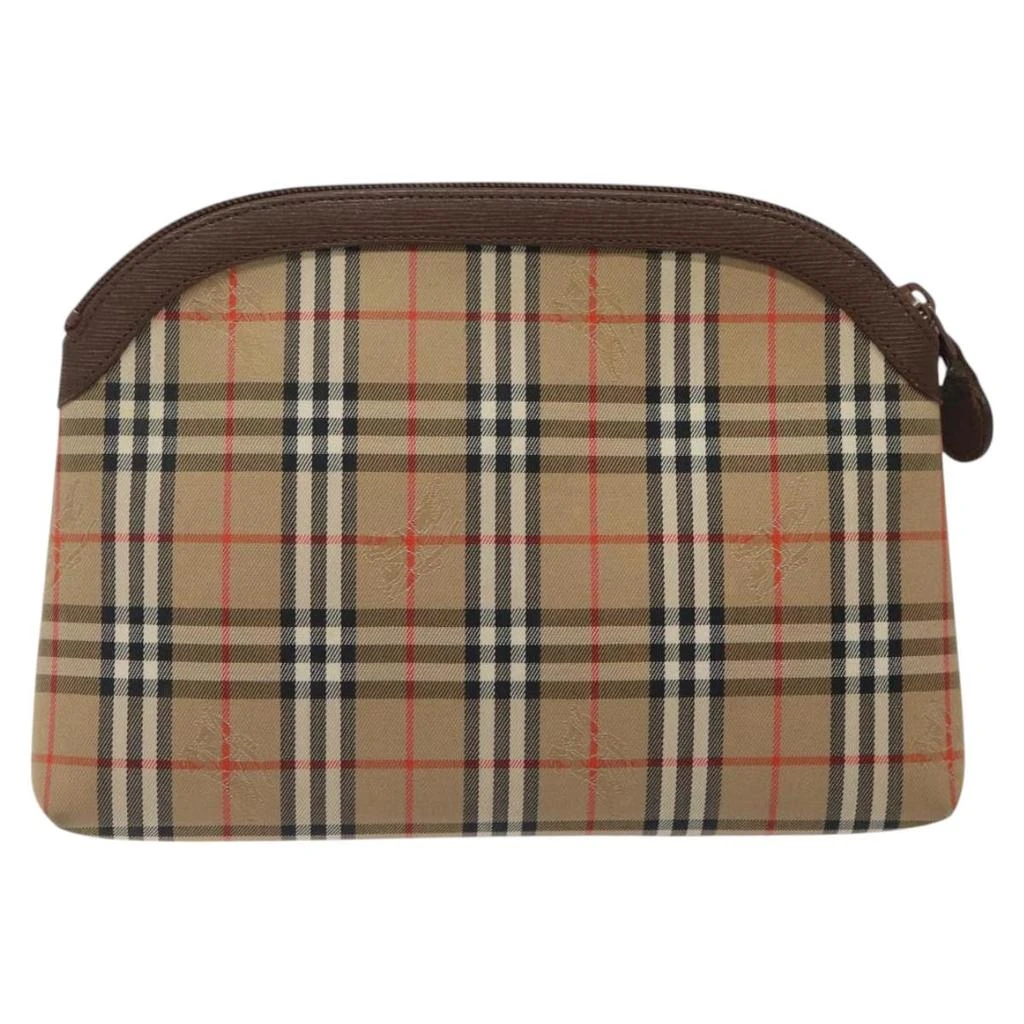 Burberry Nova Check Canvas Clutch Bag (Pre-Owned) 2