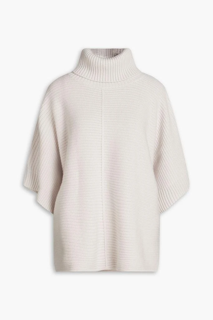 N.PEAL Ribbed cashmere turtleneck sweater 1
