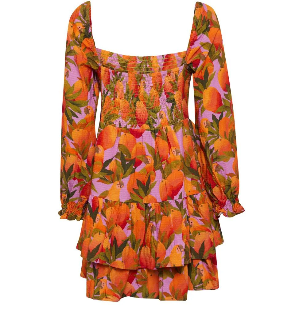 Farm Rio Mango Macaws mini dress 3