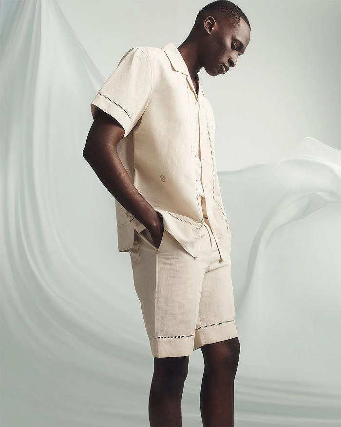SIMKHAI Marco Short Sleeve Camp Shirt 7