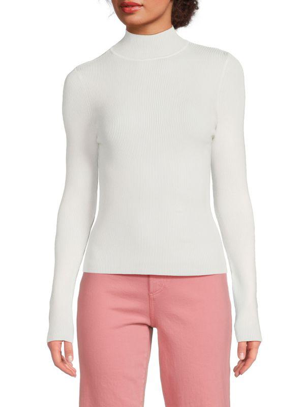 Alice + Olivia Ribbed Pullover Sweater