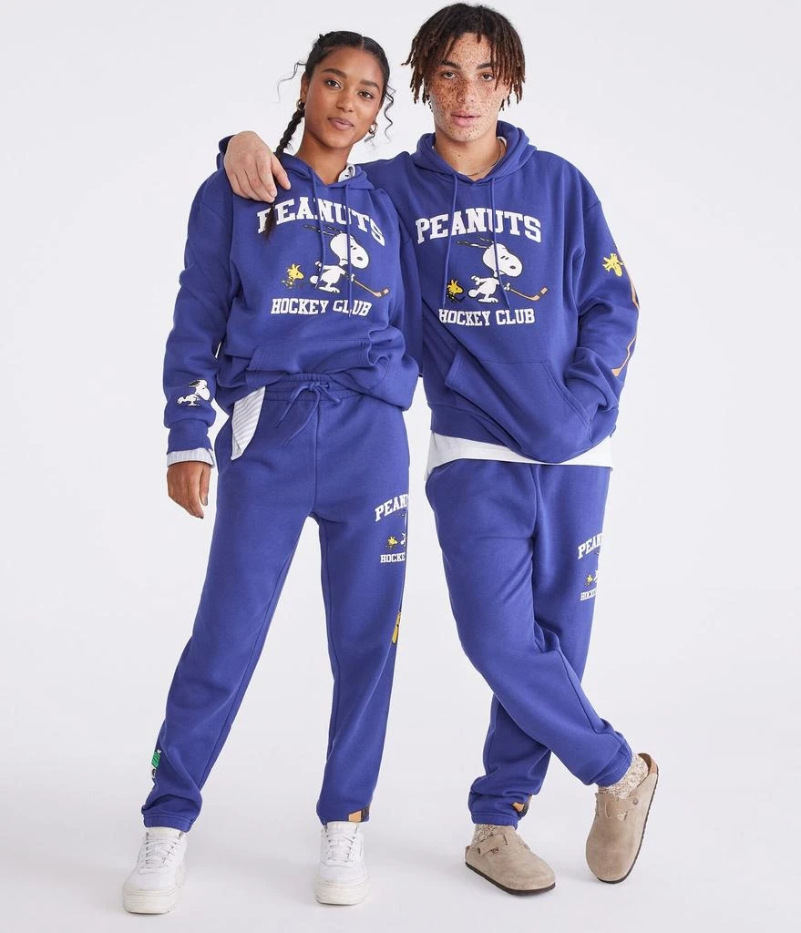 Aeropostale Peanuts | Aéropostale Snoopy Hockey Club Pullover Hoodie 2
