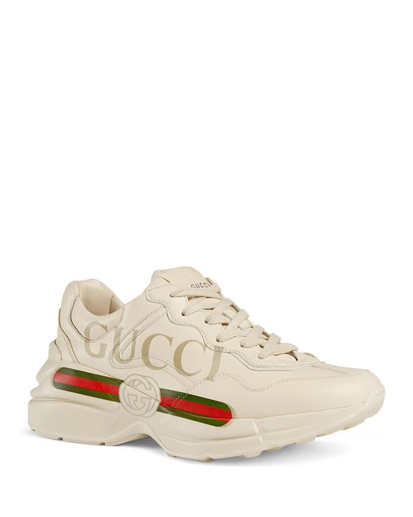 Gucci Women's Rhyton Leather Sneakers 1