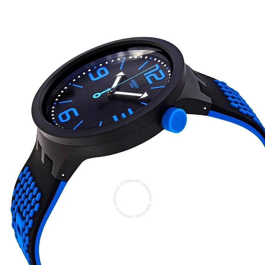 Swatch BBBlue Quartz Black Dial Men's Watch SO27B101 2