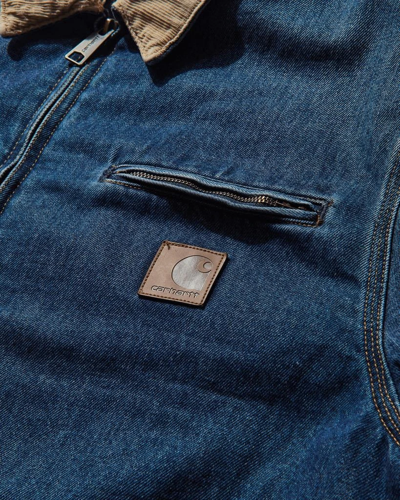 Carhartt WIP Men's OG Detroit Jacket Blue (Worn Used Wash) 3