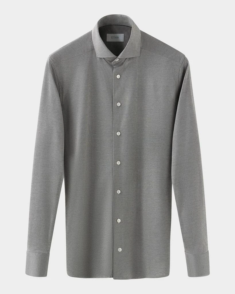 Eton Men's Signature Filo di Scozia Jersey Contemporary-Fit Dress Shirt 1