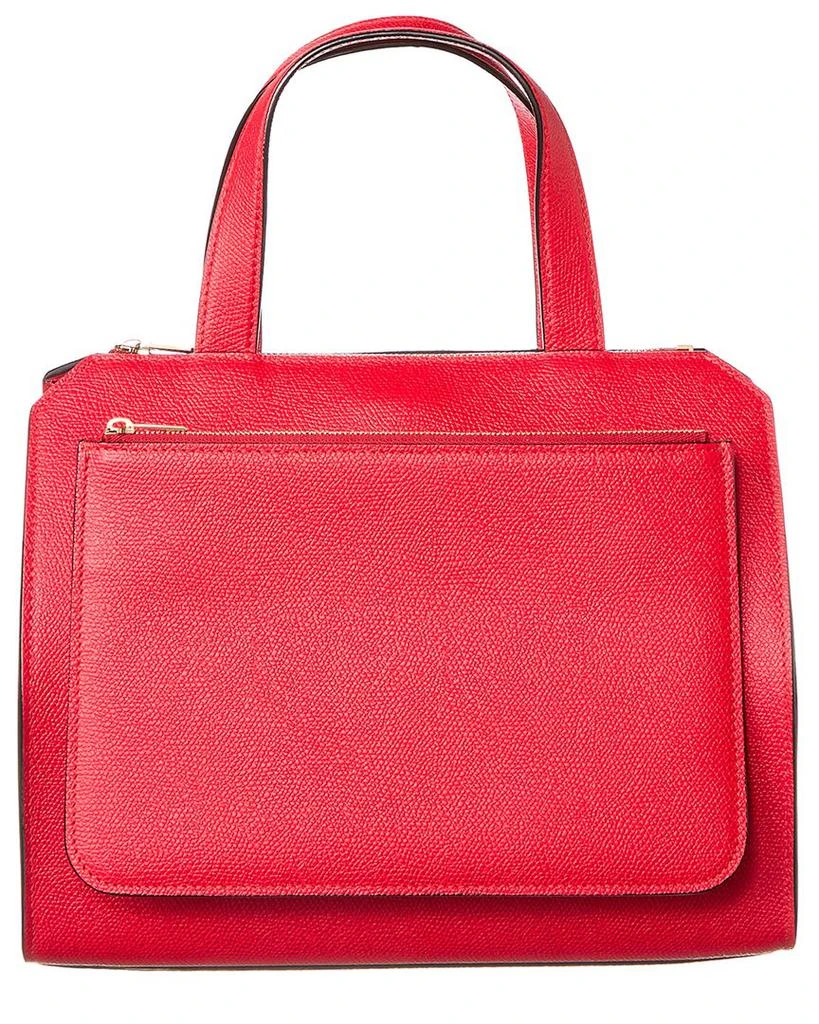 VALEXTRA Passepartout Medium Leather Tote 1