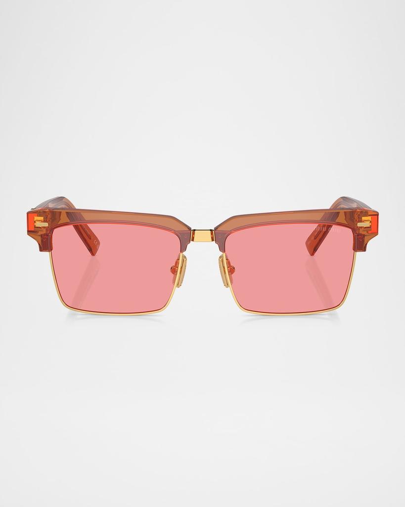 Miu Miu MU 10ZS BLK SHN GRY - Sunglasses - Compare Prices
