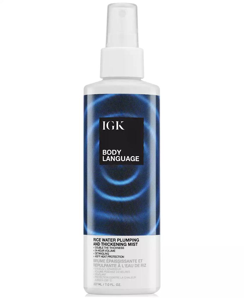 IGK Hair Body Language Rice Water Plumping & Thickening Mist