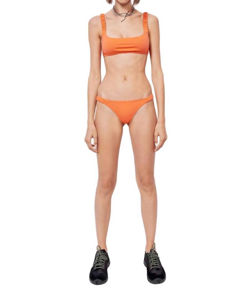 Fisch Corossol Bikini Bottom In Tangerine