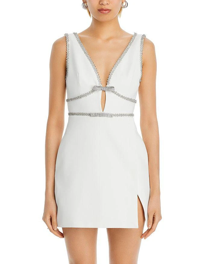 Self Portrait Embellished Mini Dress 7