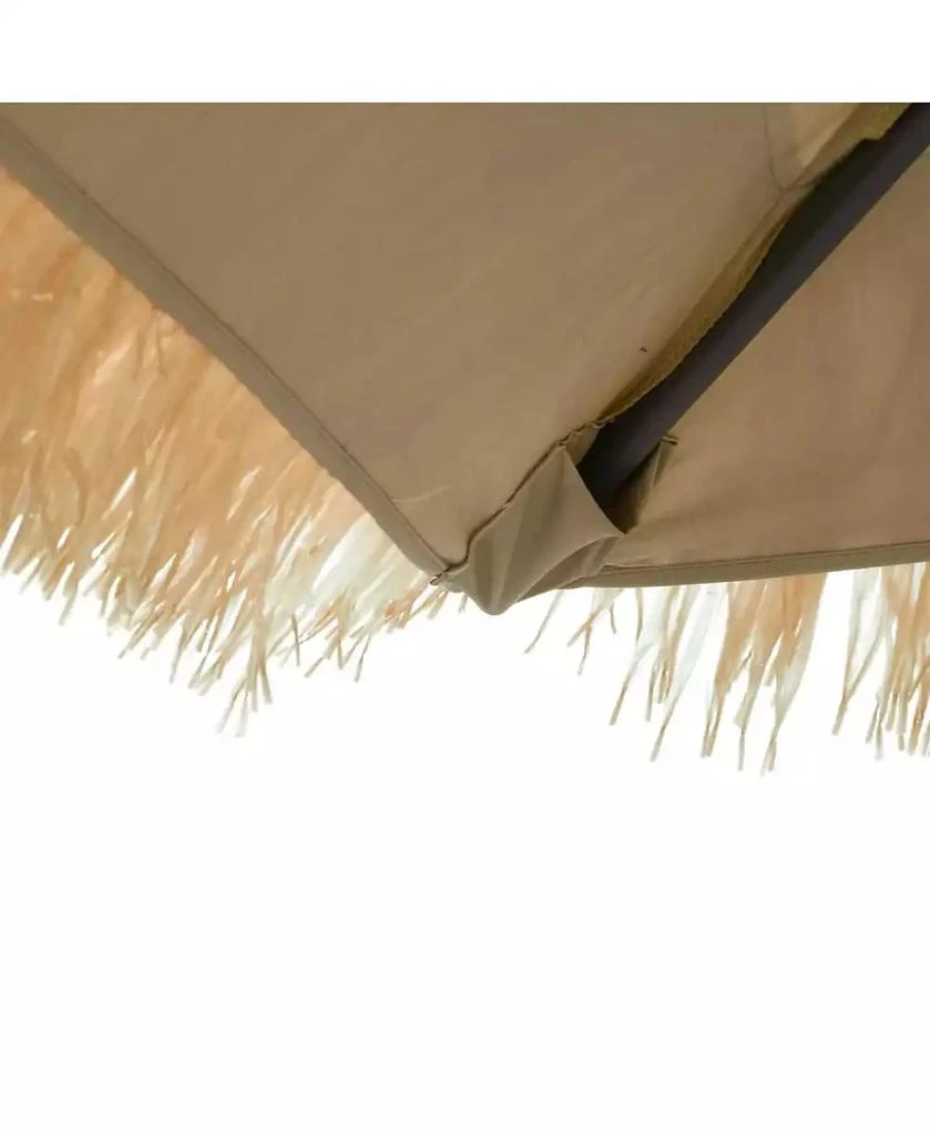 vidaXL Garden Parasol Brown Material: 100% polyester, Powder-Coated Steel 8