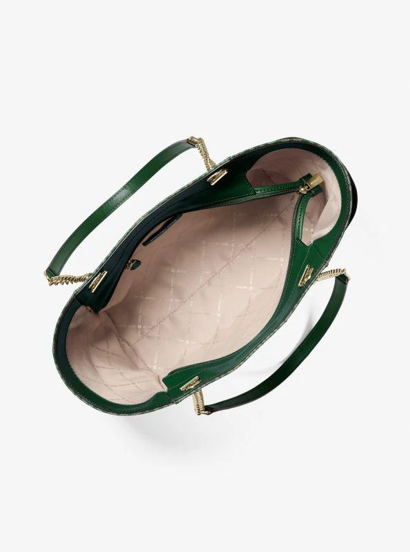 Michael Kors Jet Set Large Signature Logo Shoulder Bag 2