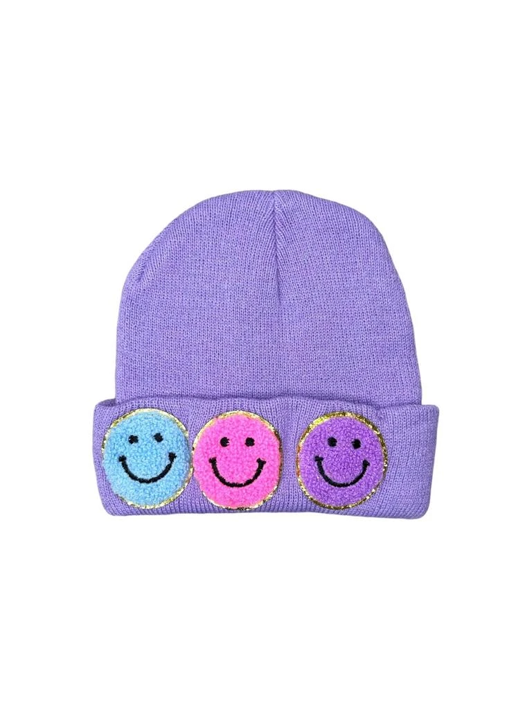 Lola + The Boys Happy  Emoji Beanie 2