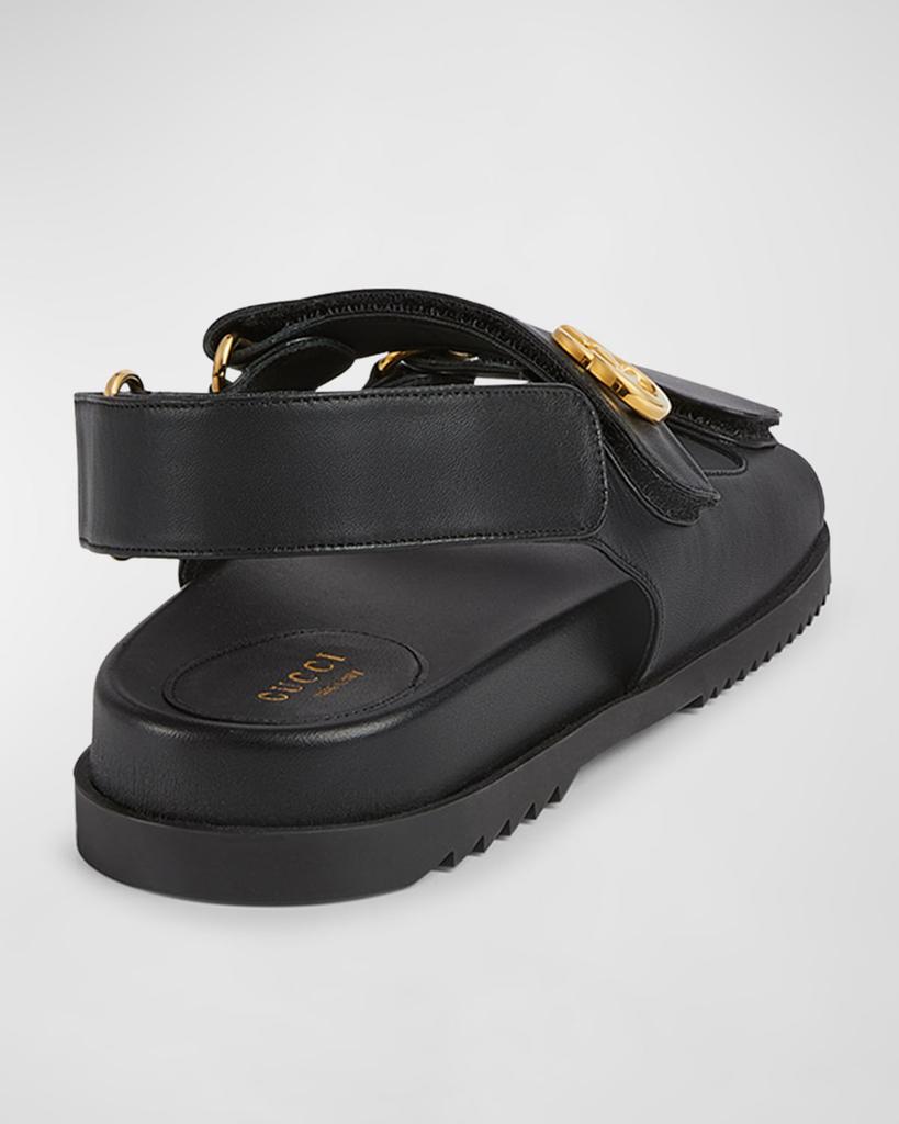 Gucci Moritz Monogram Easy Slingback Sandals - Shoes