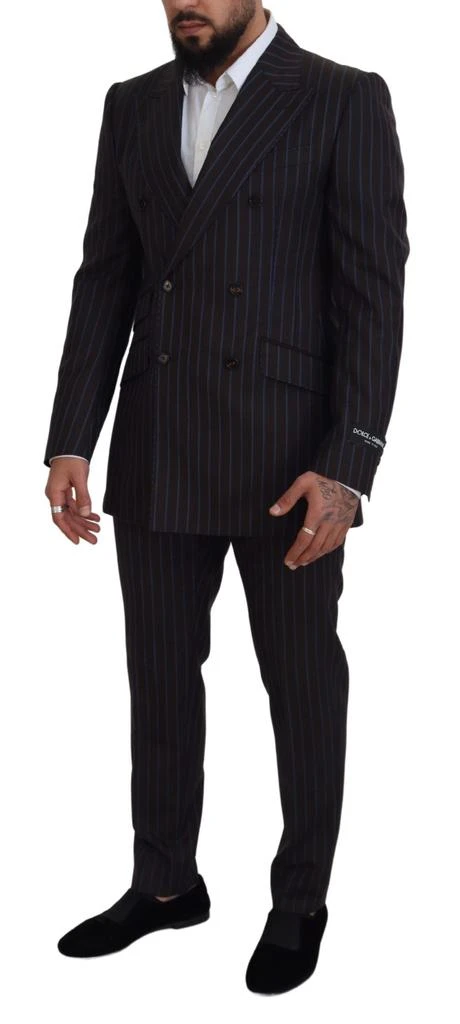 Dolce 
Gabbana Striped Wool Formal 2 Piece Men
s Suit 2