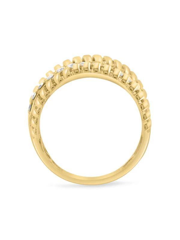 Effy 14K Yellow Gold
0.25 TCW Diamond Wrap Ring 2
