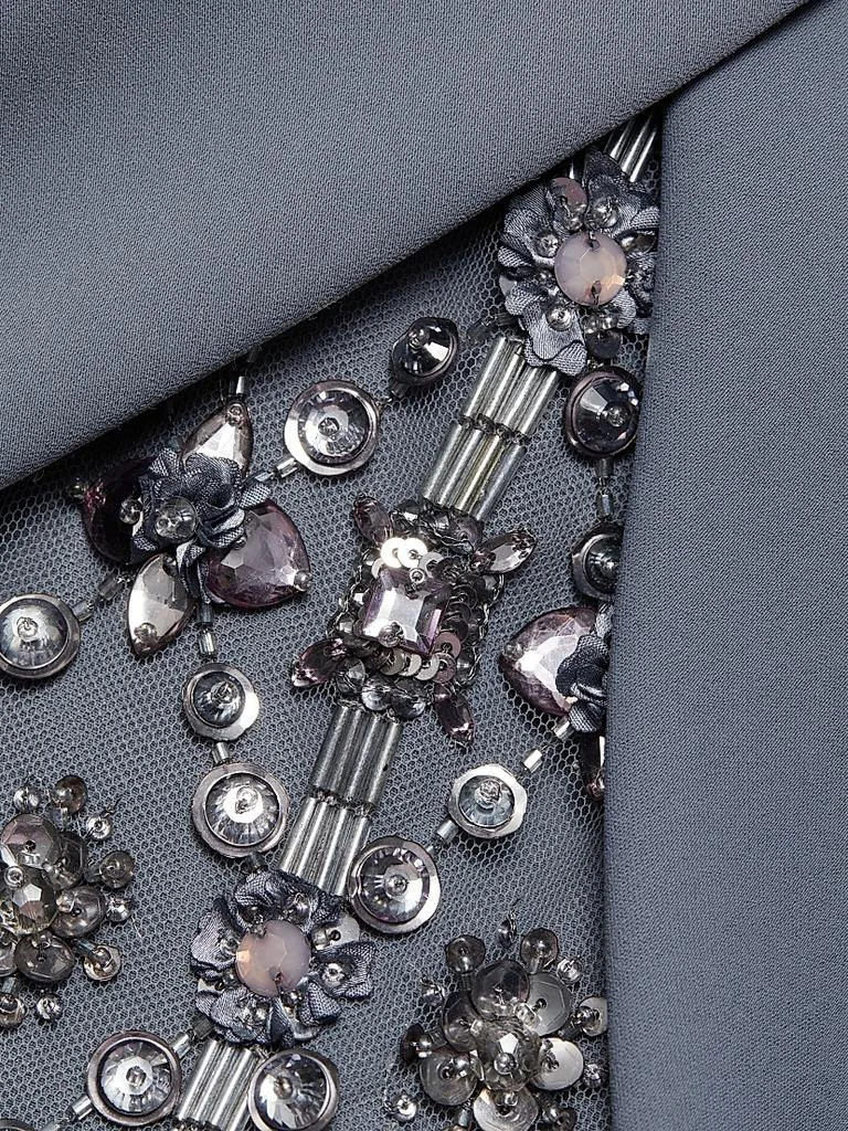 Pamella Roland Crystal-Embellished Tulle Off-The-Shoulder Gown 7