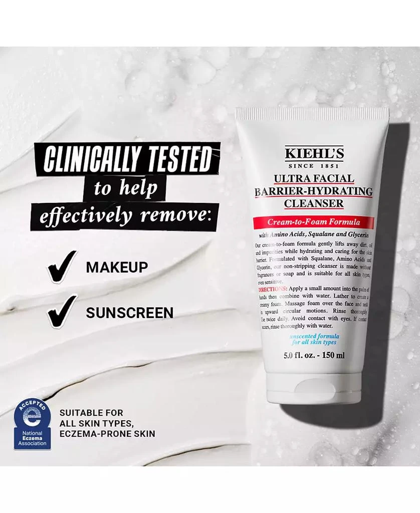 Kiehl's Ultra Facial Barrier-Hydrating Cleanser, 2.5oz 2